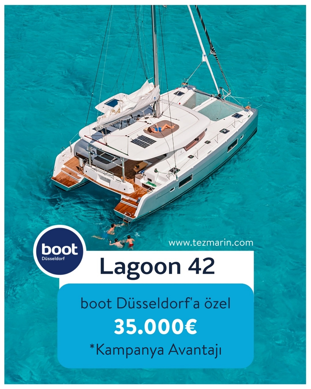 LAGOON 42 - 2026 DÜSSELDORF FUAR KAMPANYASI