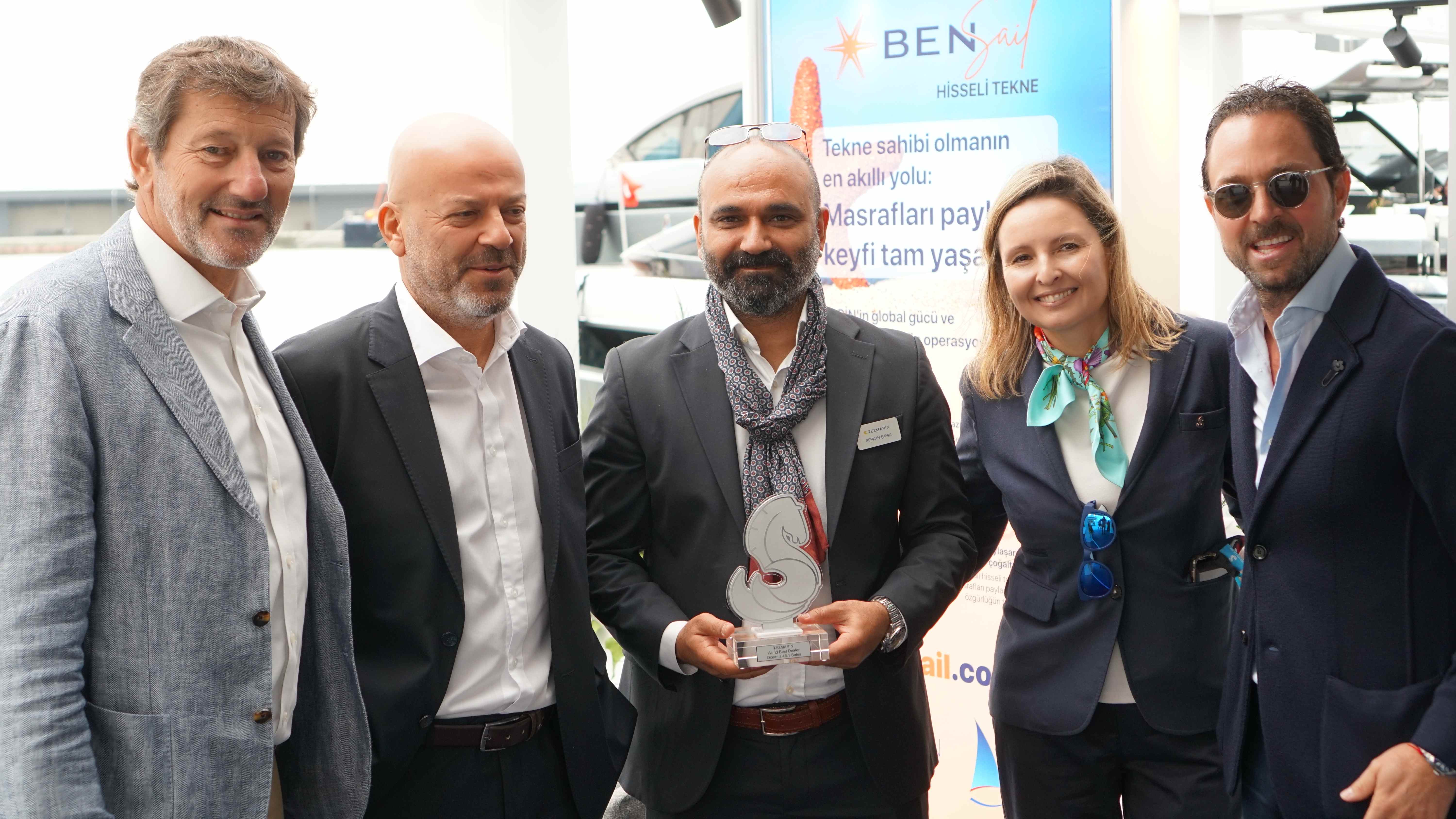 Tezmarin, “World Best Dealer Oceanis 46.1 Sales” ödülüne layık görüldü