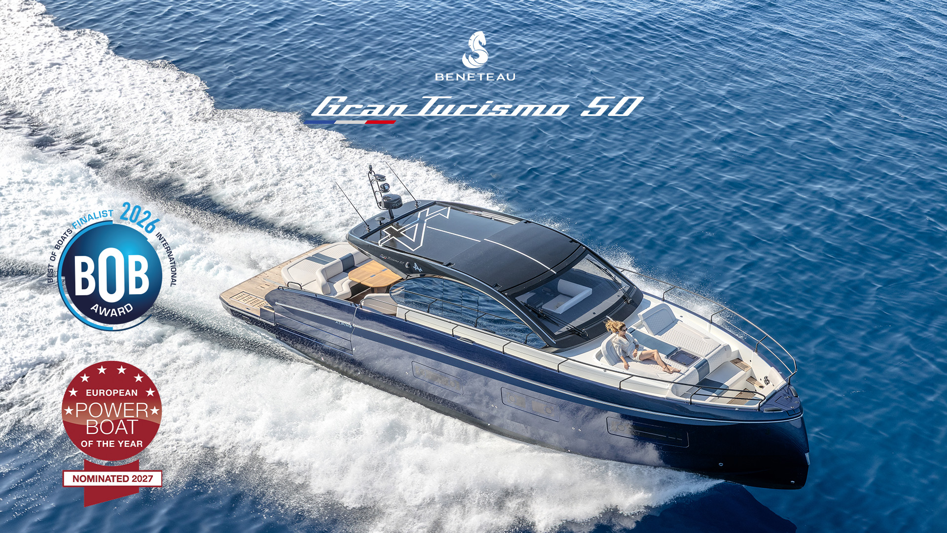 Beneteau Gran Turismo 50, European PowerBoat of the Year ve Best of Boats (BOB) Ödüllerine Aday Gösterildi
